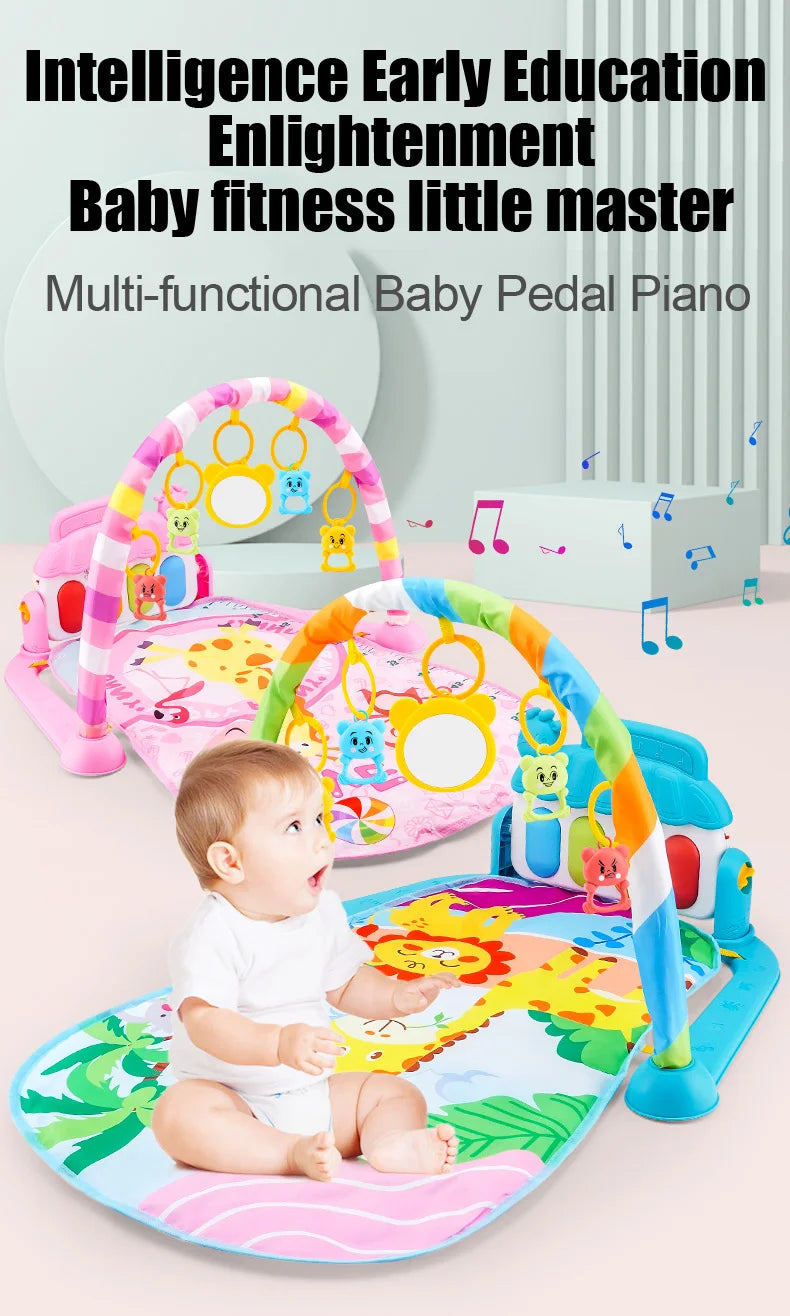 Baby Piano Gym™ – Tapis d’Éveil Musical 0-36 Mois