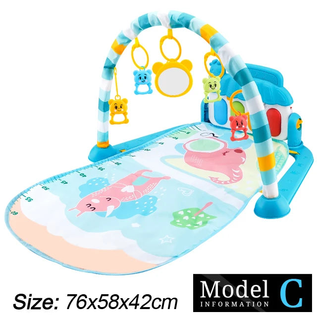Baby Piano Gym™ – Tapis d’Éveil Musical 0-36 Mois