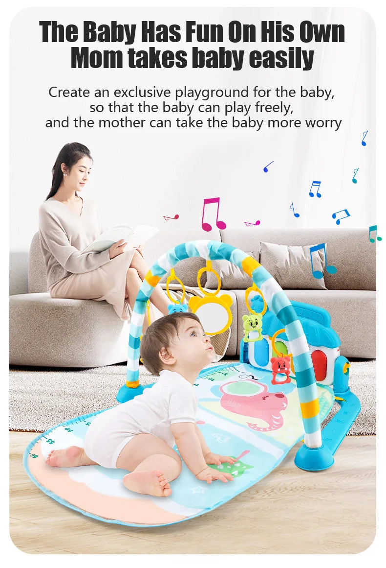Baby Piano Gym™ – Tapis d’Éveil Musical 0-36 Mois