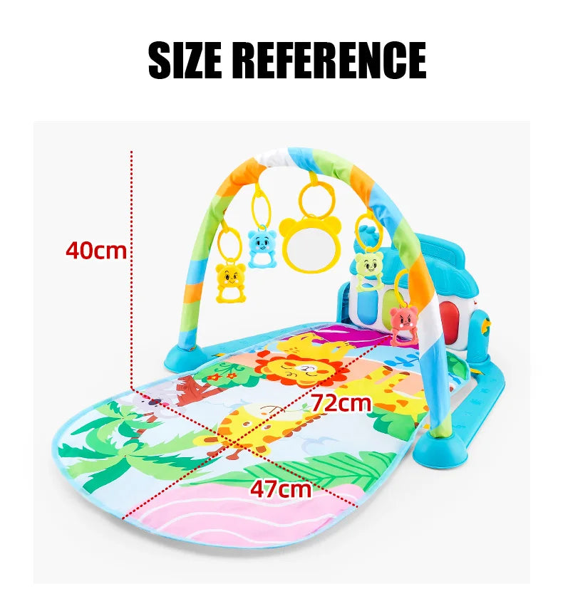 Baby Piano Gym™ – Tapis d’Éveil Musical 0-36 Mois