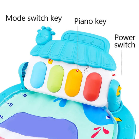 Baby Piano Gym™ – Tapis d’Éveil Musical 0-36 Mois
