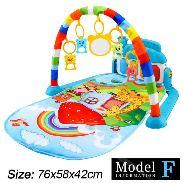 Baby Piano Gym™ – Tapis d’Éveil Musical 0-36 Mois