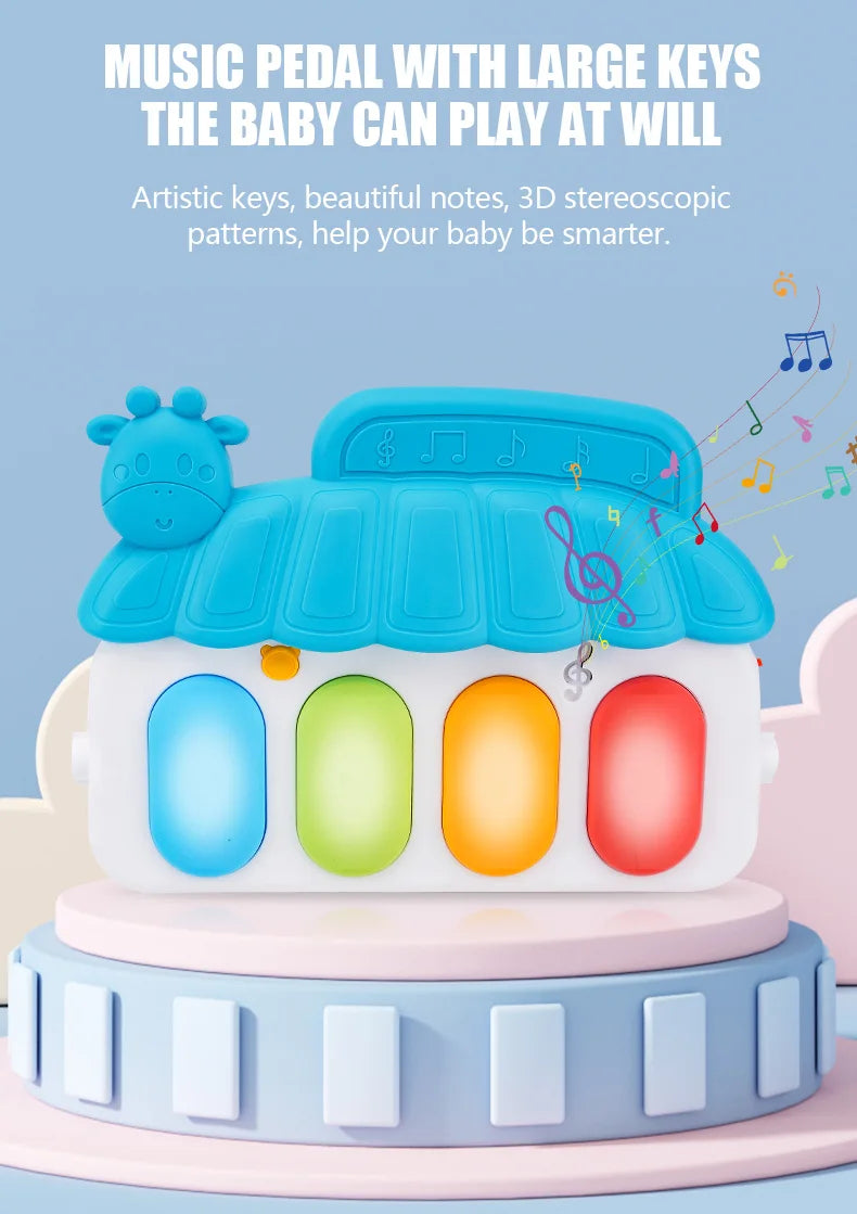 Baby Piano Gym™ – Tapis d’Éveil Musical 0-36 Mois