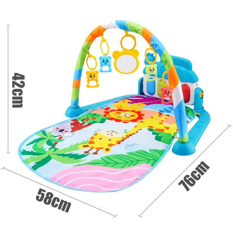Baby Piano Gym™ – Tapis d’Éveil Musical 0-36 Mois
